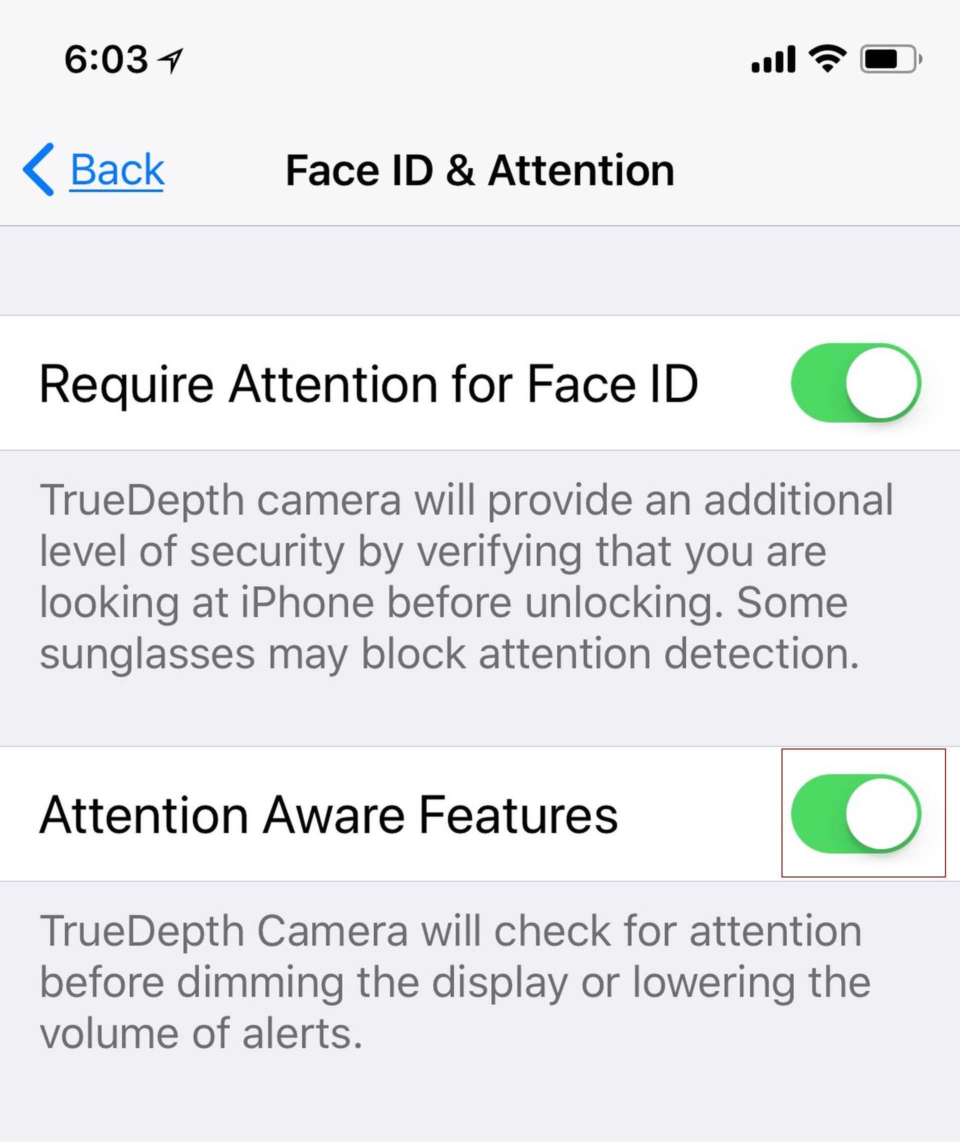 Disabling Attention-Aware Features might stop your Airpods stuttering on iOS 16.1