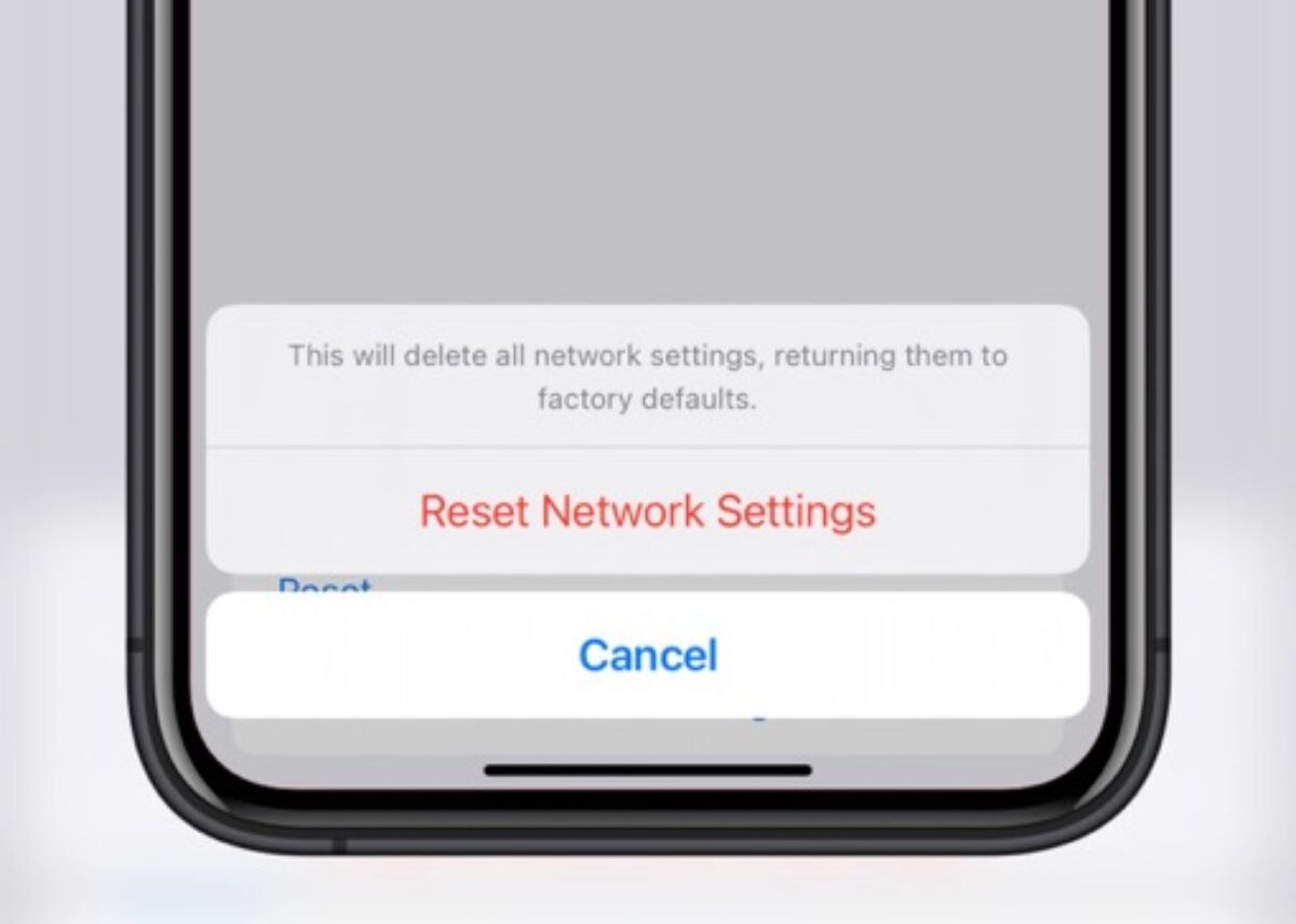 If your AirPods stuttering, Resetting network settings can help you out with resolving the problem