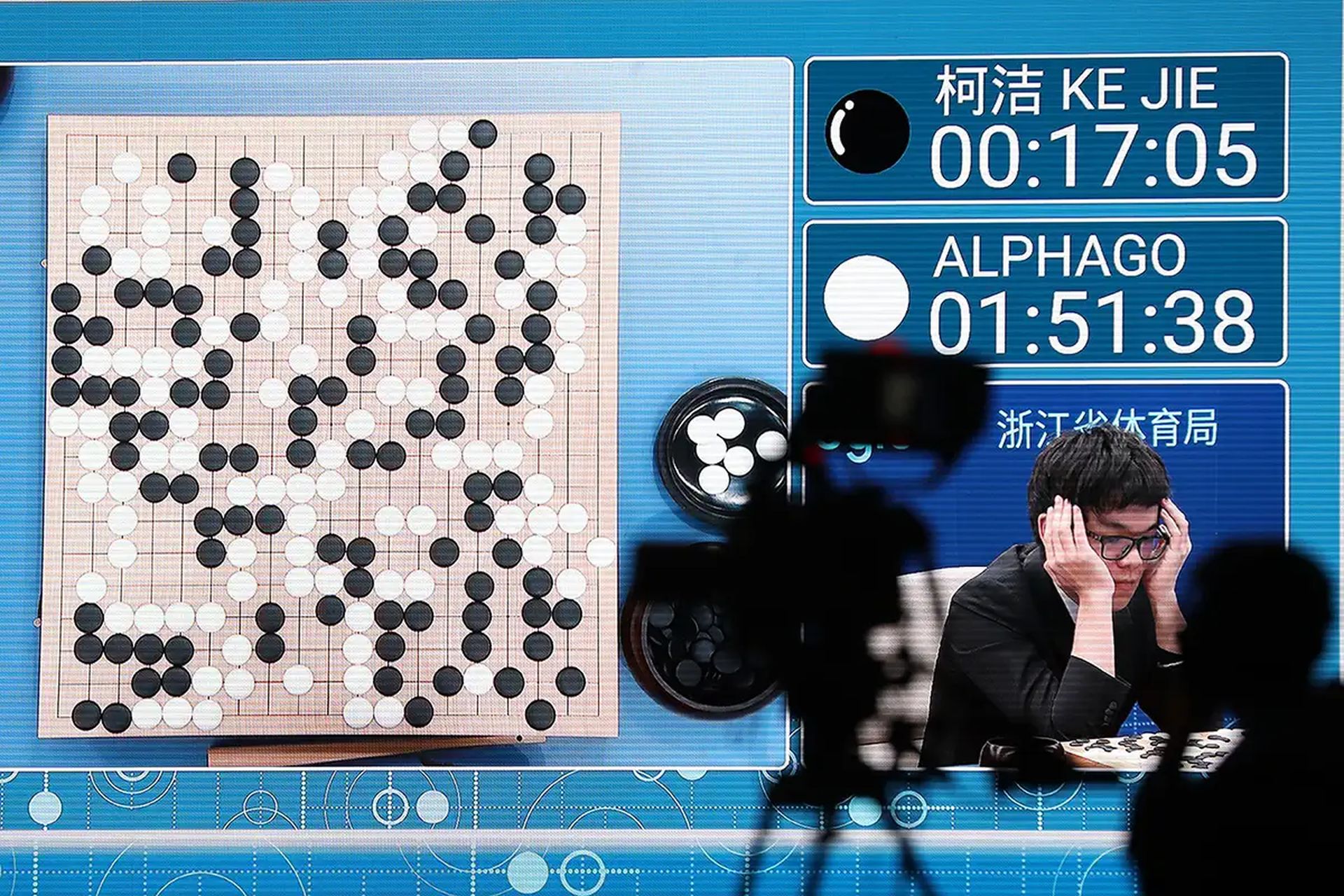 Depuis combien de temps l'IA existe : AlphaGO contre Ke Jie, mai 2017