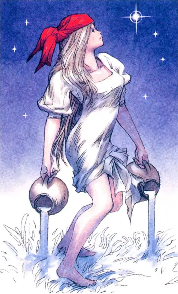 Tactics Ogre tarot questions: 'Stars shoot across the night sky. For what do you wish?''