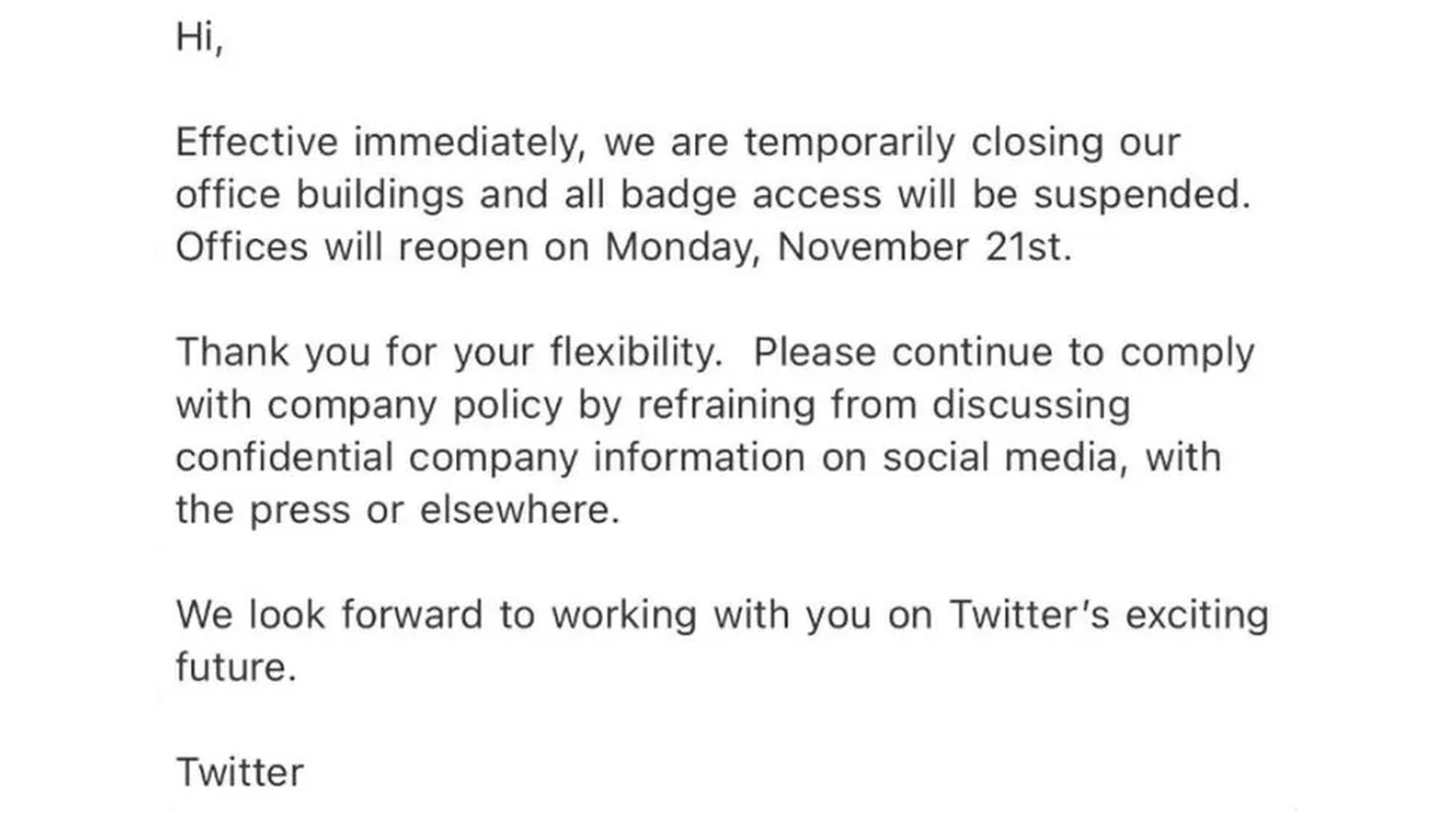Twitter offices closed: Is Twitter shutting down?