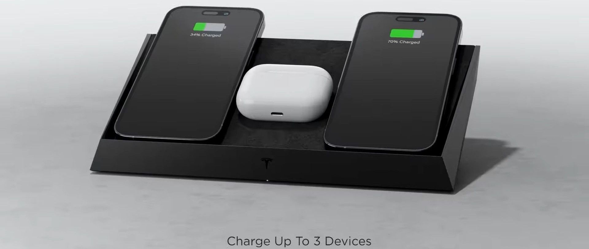 Tesla wireless charging platform