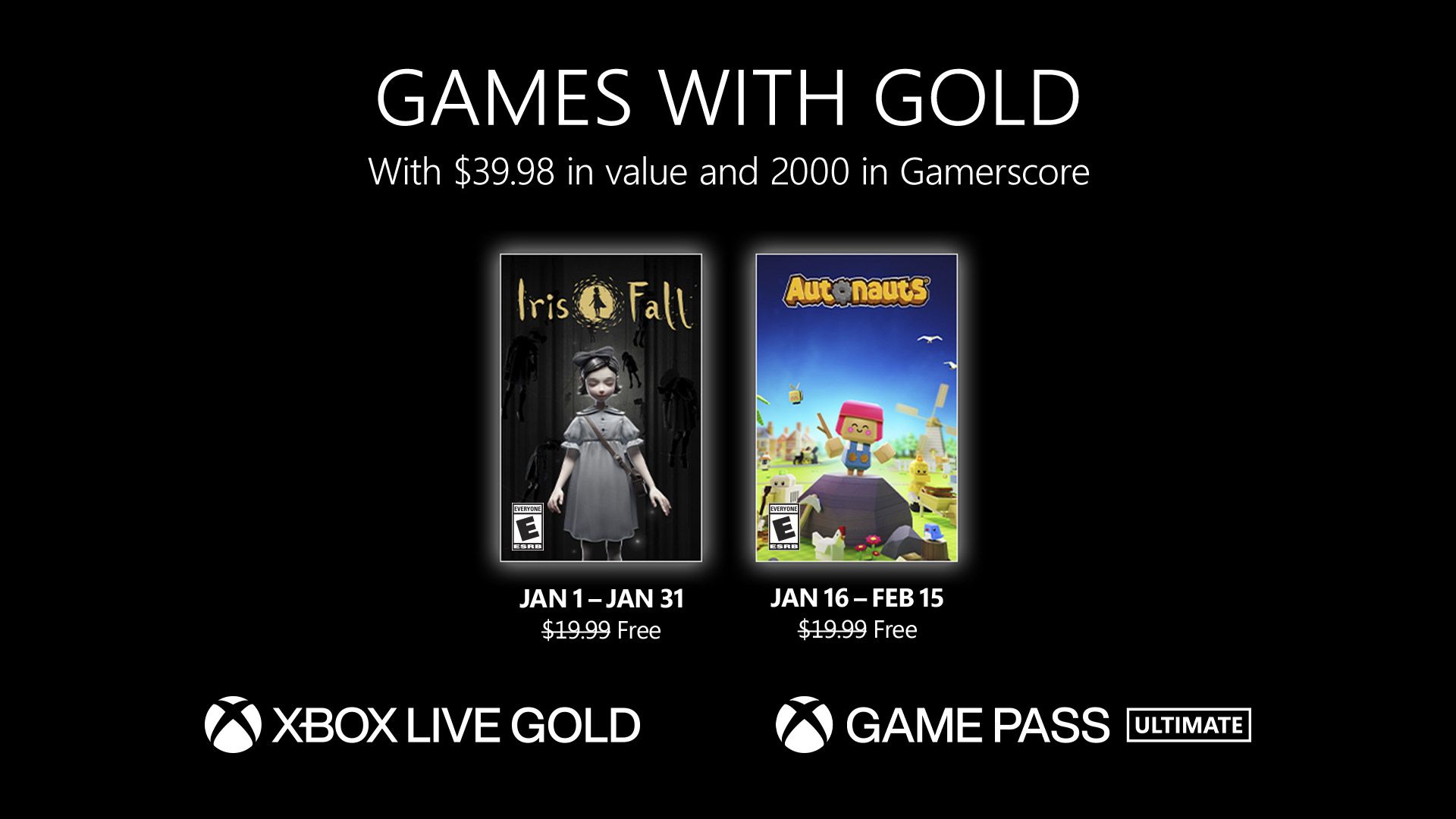 games with gold January 2023