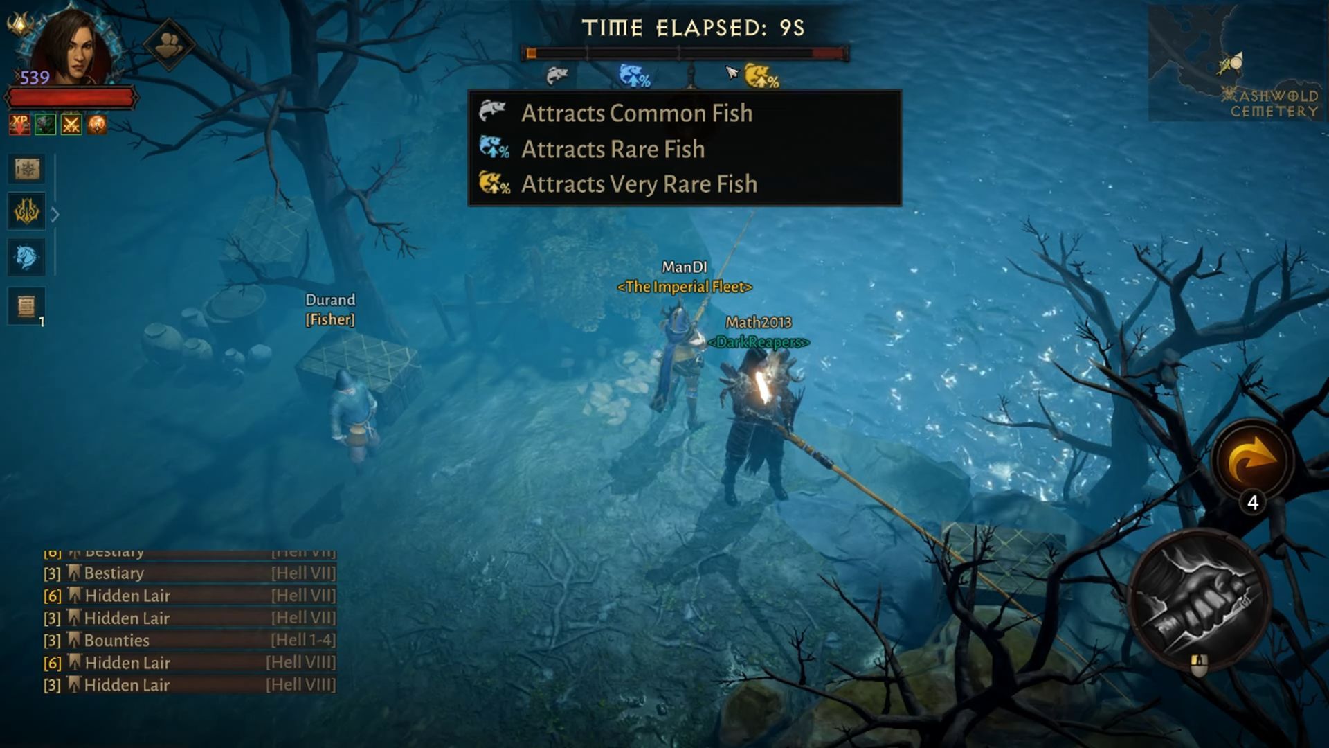 Места рыбалки в Diablo Immortal