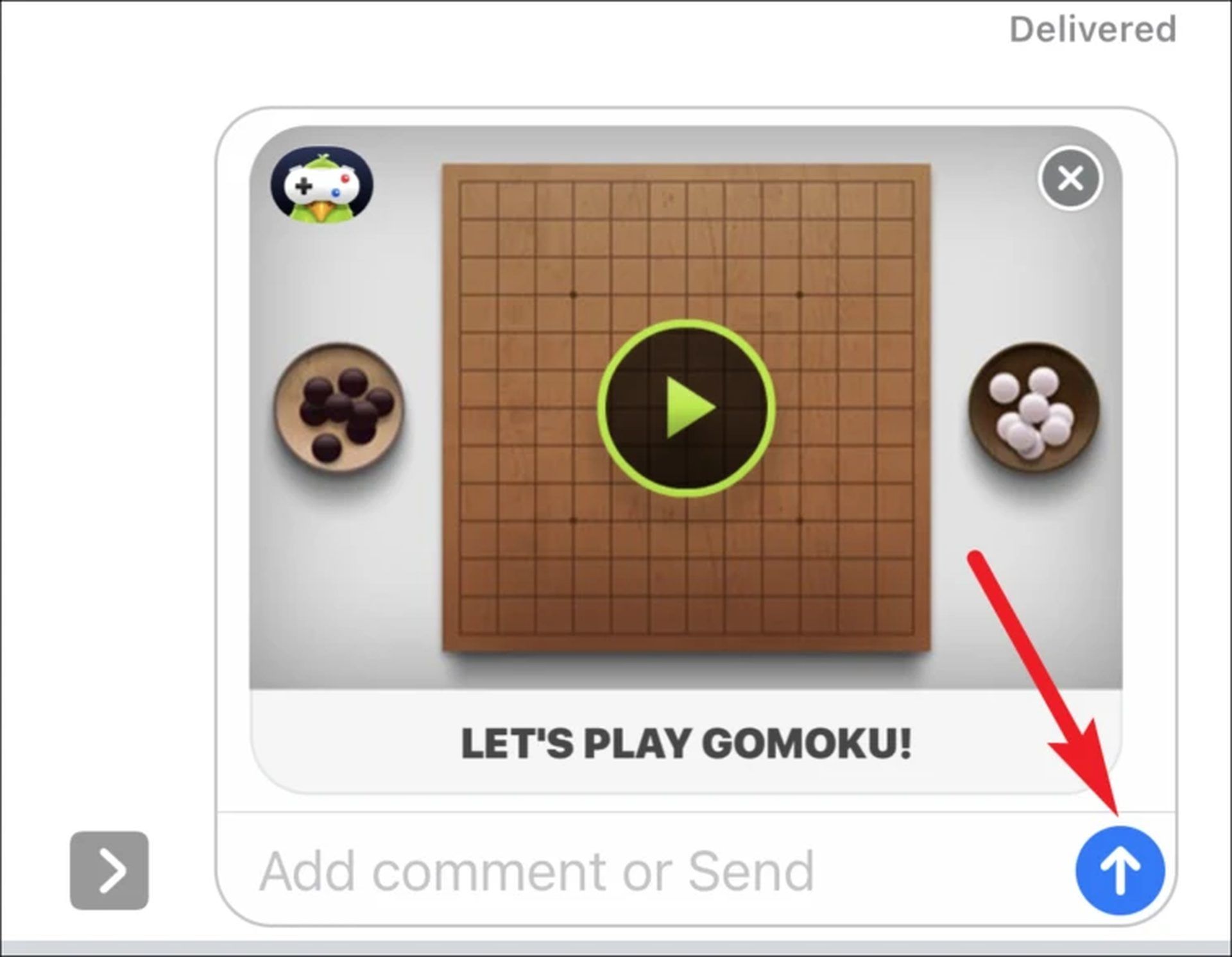 How to play Gomoku on iMessage (2023)