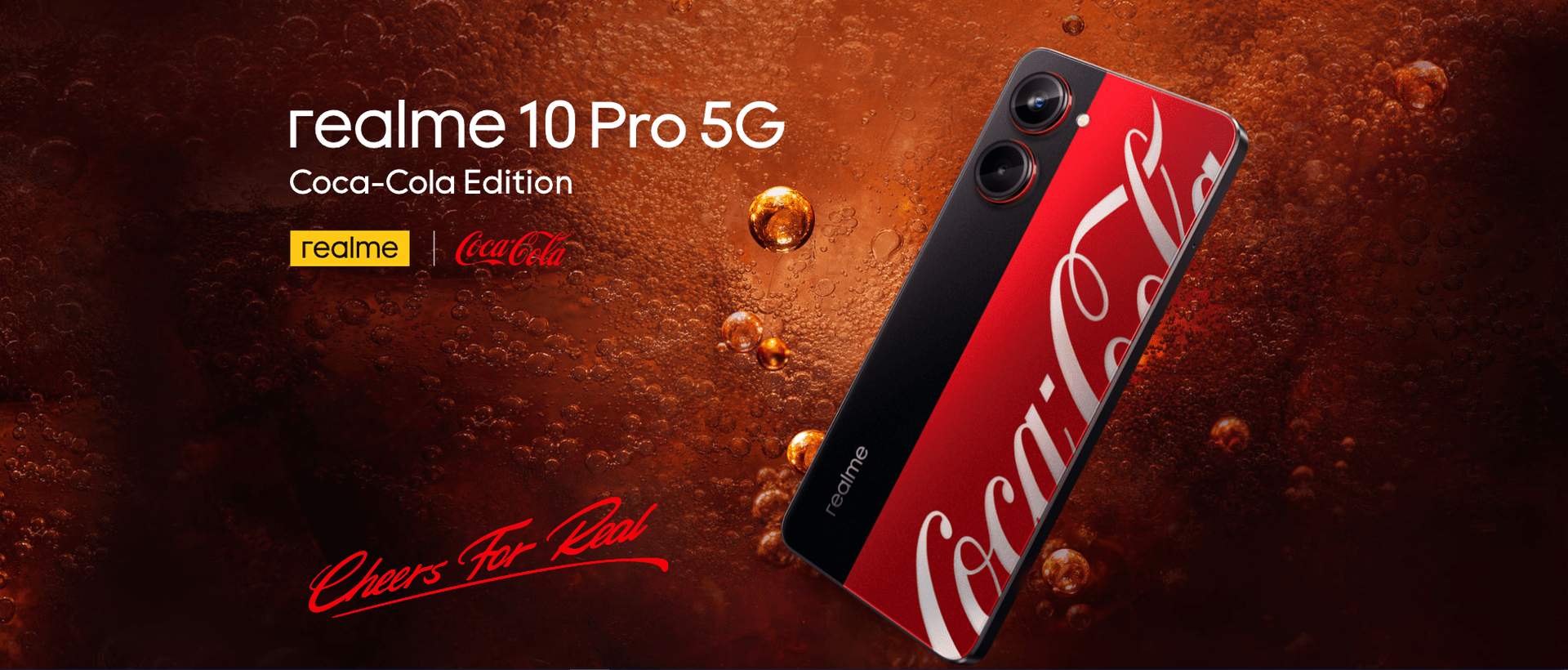 De nieuwe Realme 10 Pro met Coca-Cola-thema zal op 14 februari om 12:00 uur te koop zijn