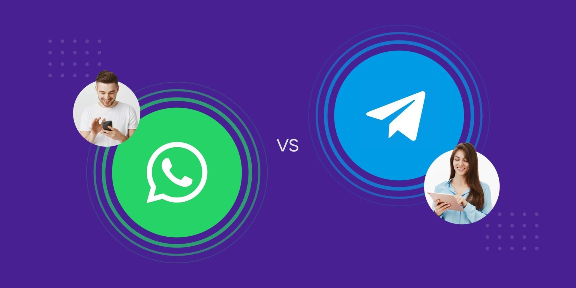 Whatsapp vs Telegrama