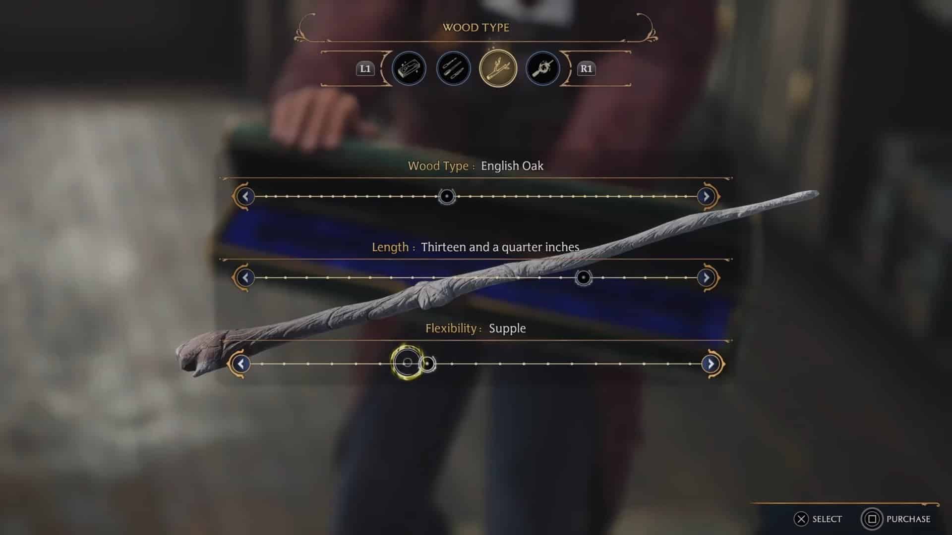 With each choice you make, your wand will become more personal