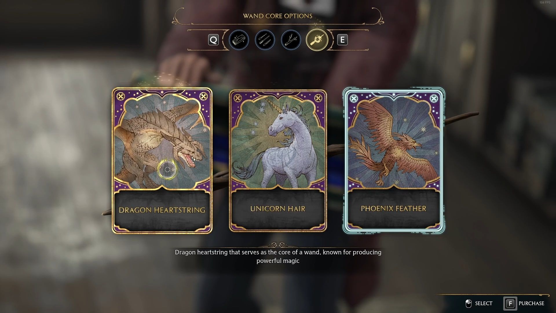 Dragon Heartstring vs Phoenix Feather: guía de varitas de Hogwarts Legacy