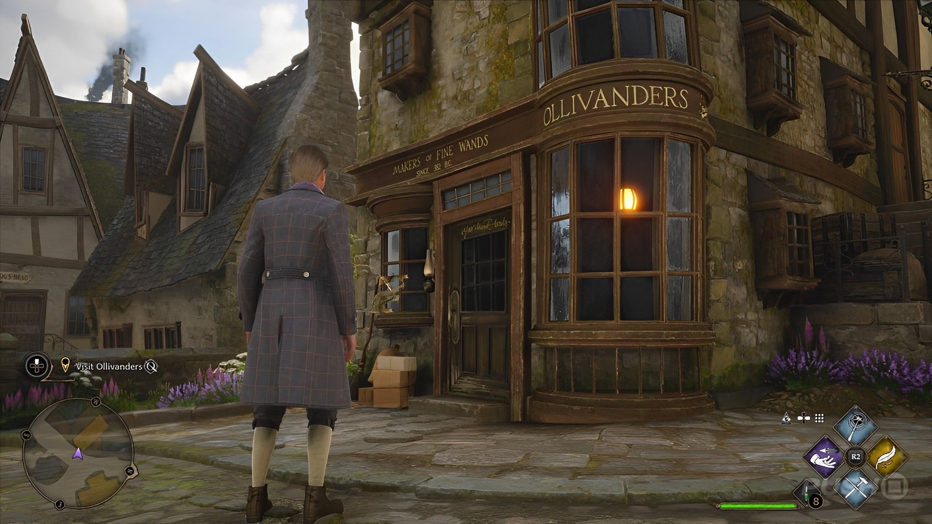 As a side quest, you'll go to Ollivanders for your first personal wand