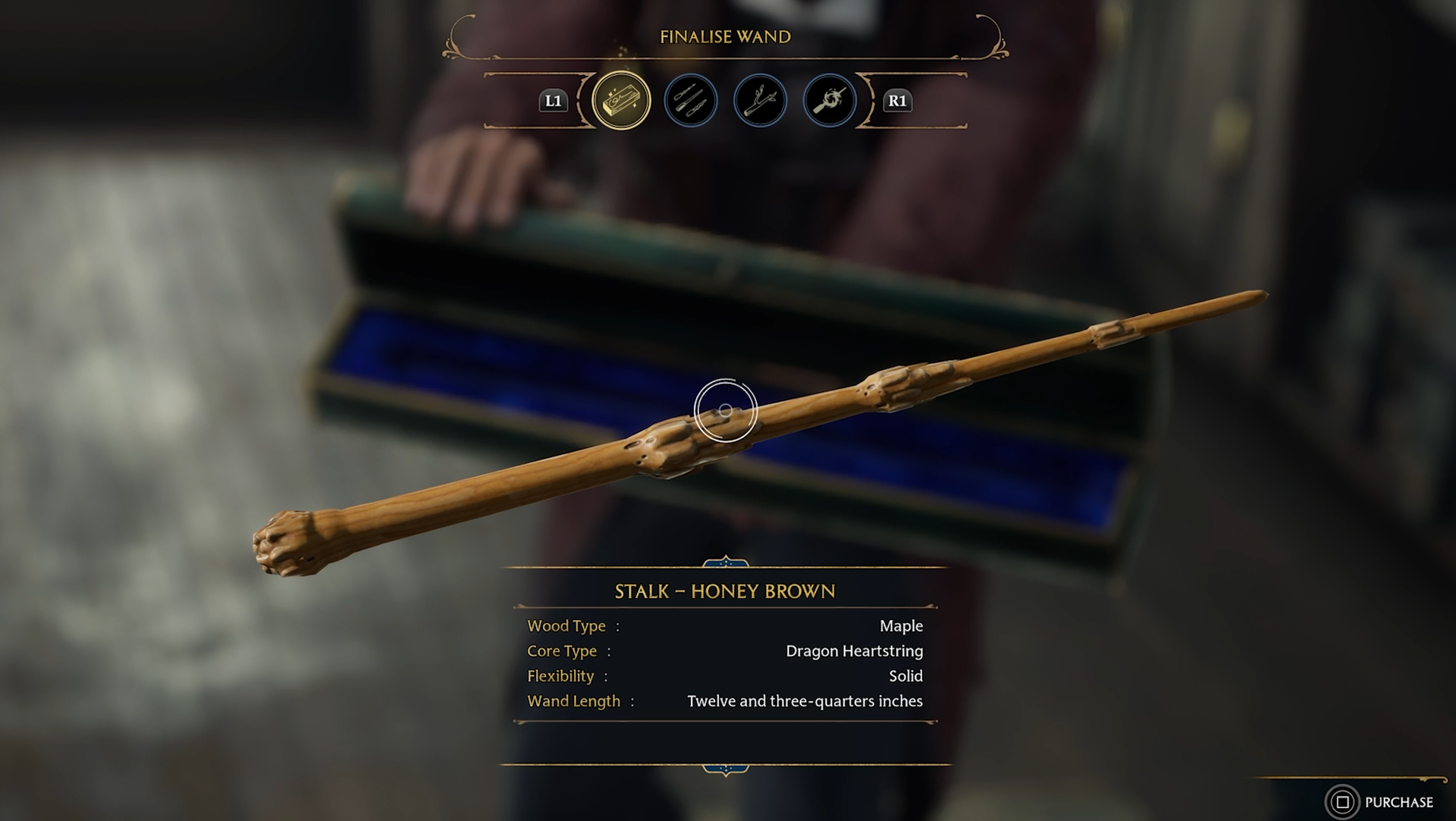 There are many features you can choose from while customizing your wand, including Dragon Heartstring vs Phoenix Feather core option