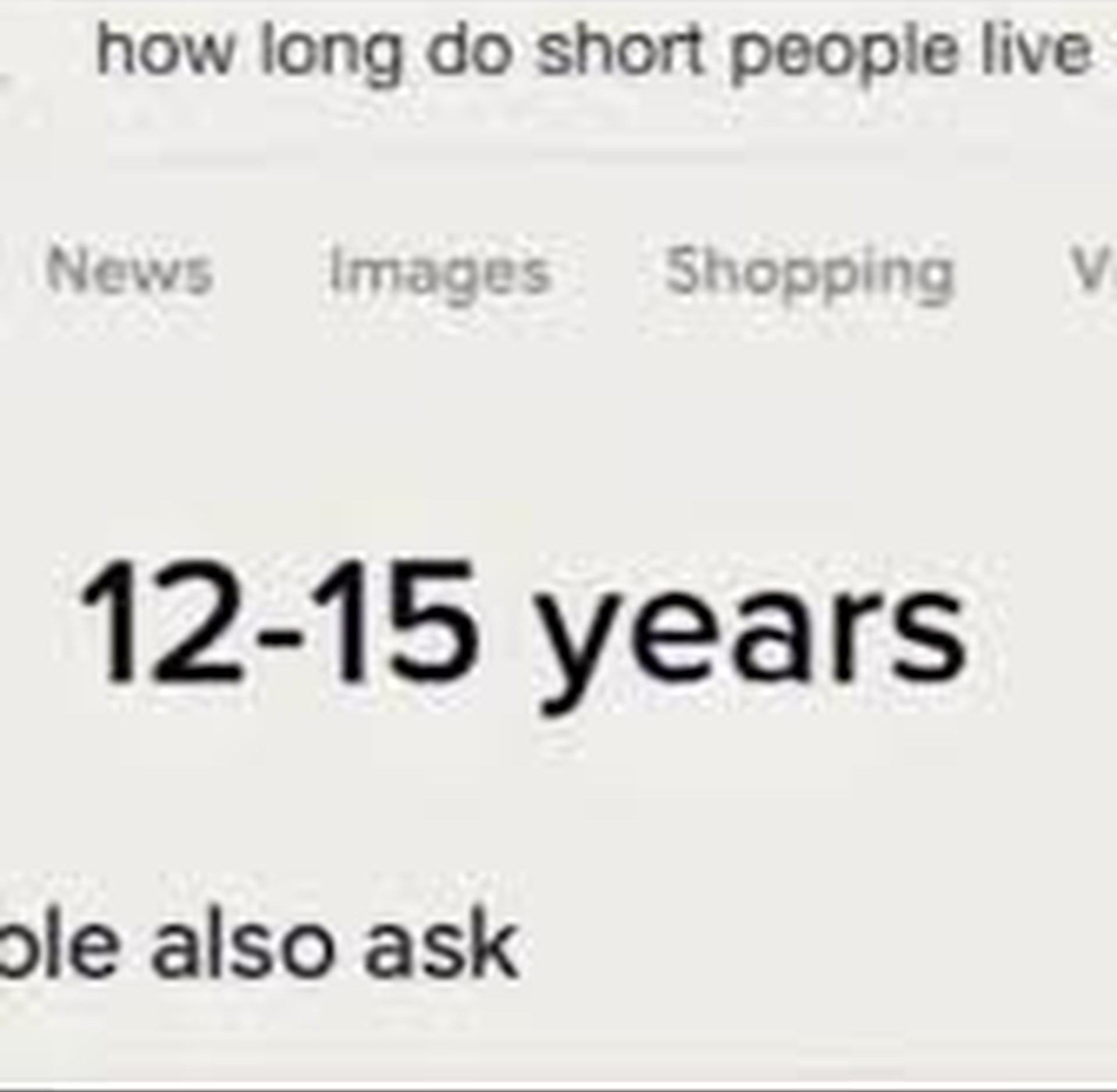 How long do short people live