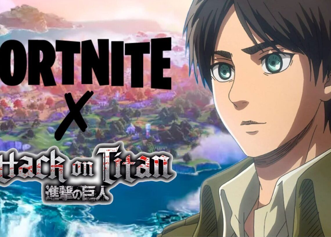 AOT x Fortnite and Fortnite Eren Yeager skin