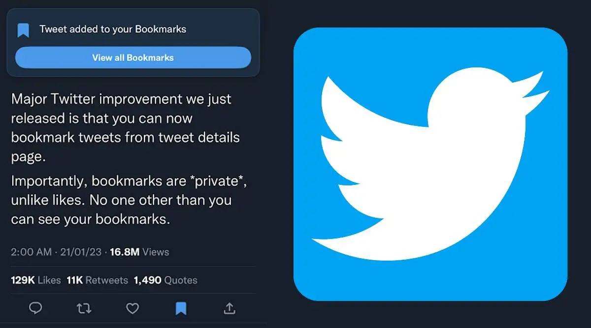 Are Twitter Bookmarks public