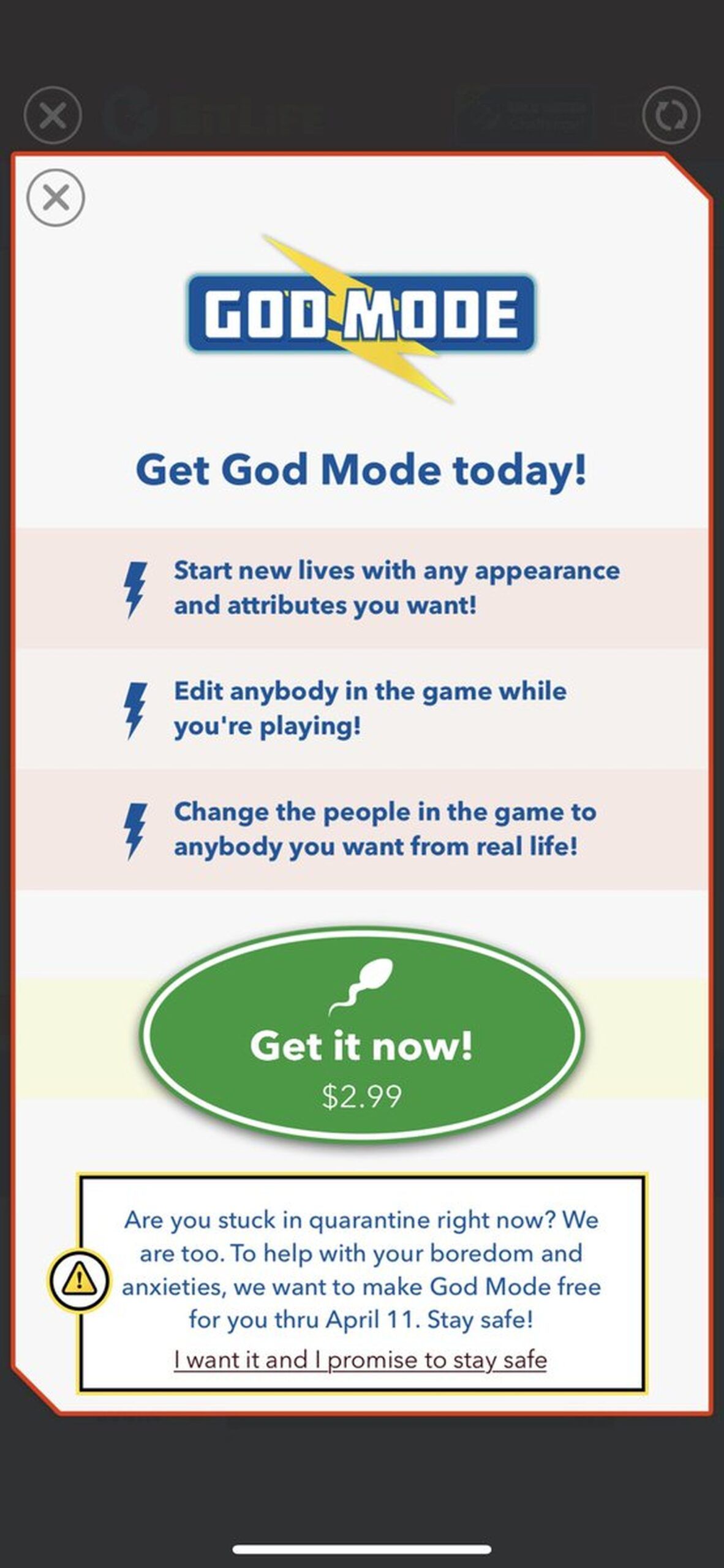 BitLife God Mode: What does god mode do in Bitlife?