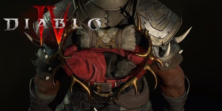 Diablo 4 Wolf Pup Backpack not showing up