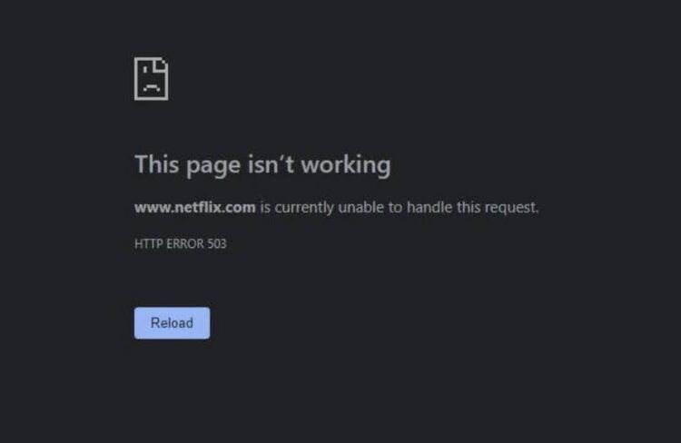 Fixed: www.netflix.com is currently unable to handle this request