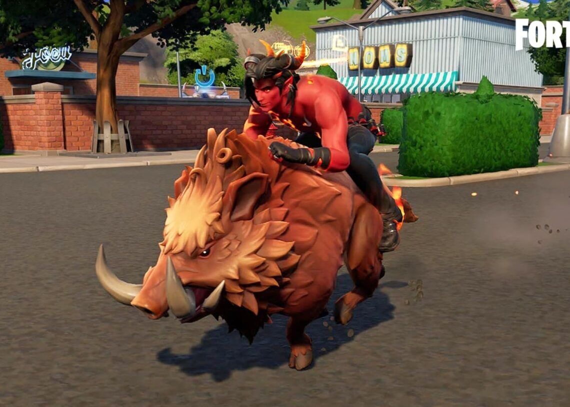 Fortnite eliminate an opponent while mounted: Geralt of Rivia challenges
