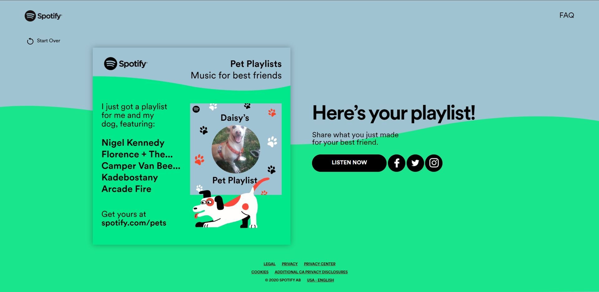 How to get Spotify pets playlist