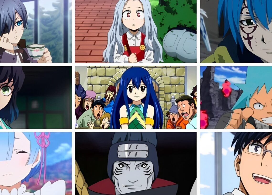 Best blue haired anime characters