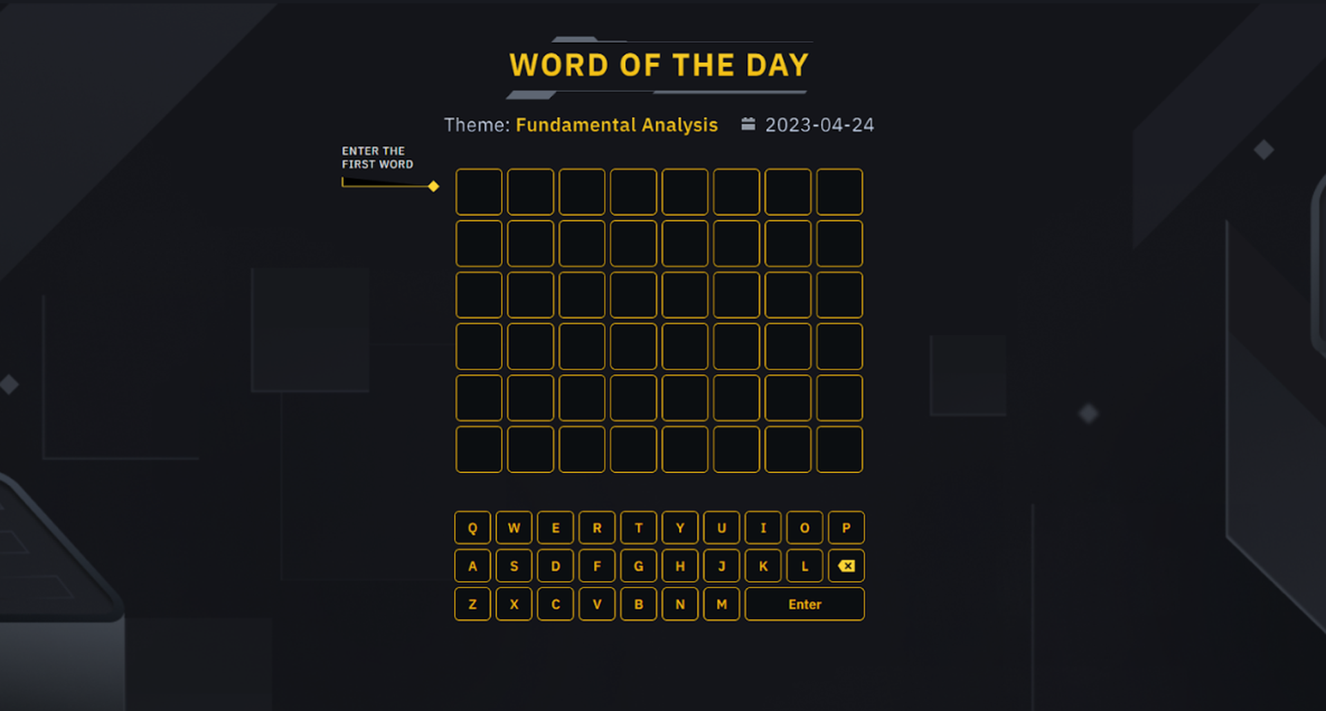 Binance Word of the Day answers 