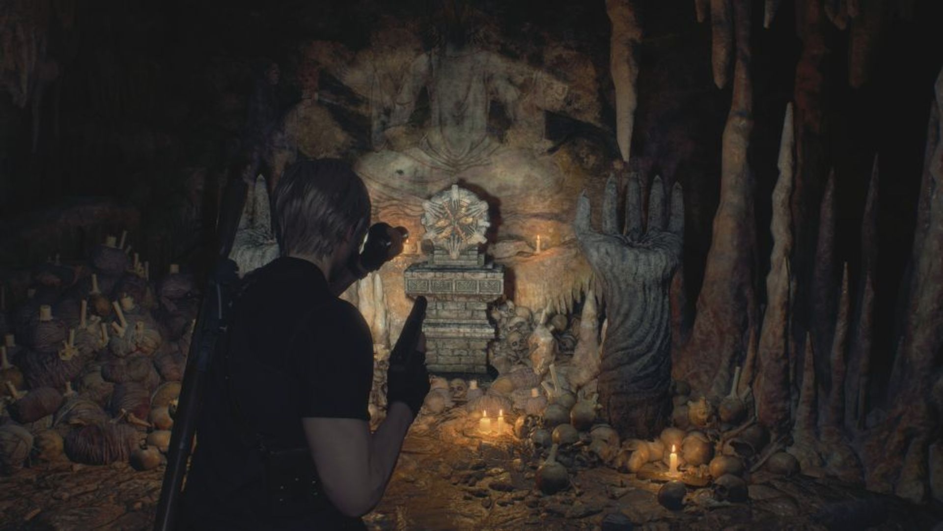 Головоломка пещеры Resident Evil 4 Remake