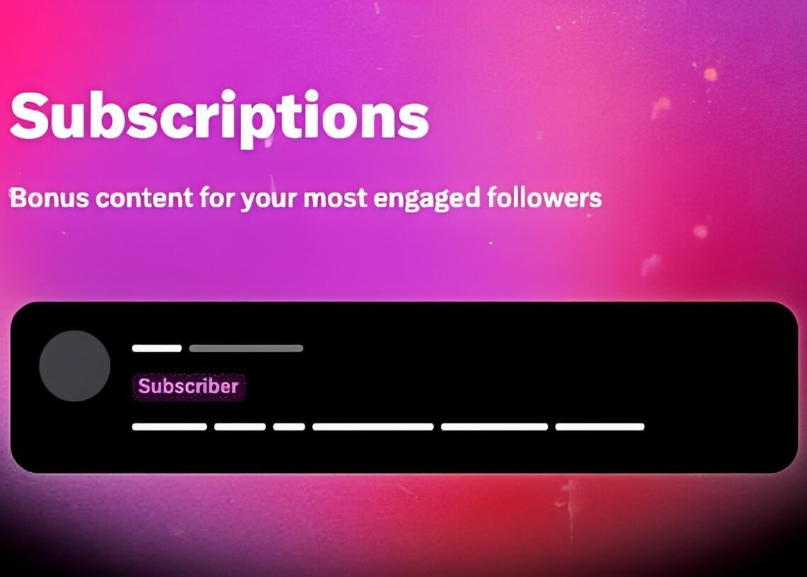 Twitter Creator subscriptions
