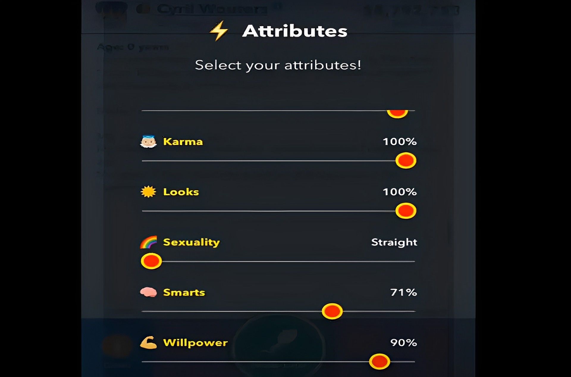 What is Willpower in BitLife