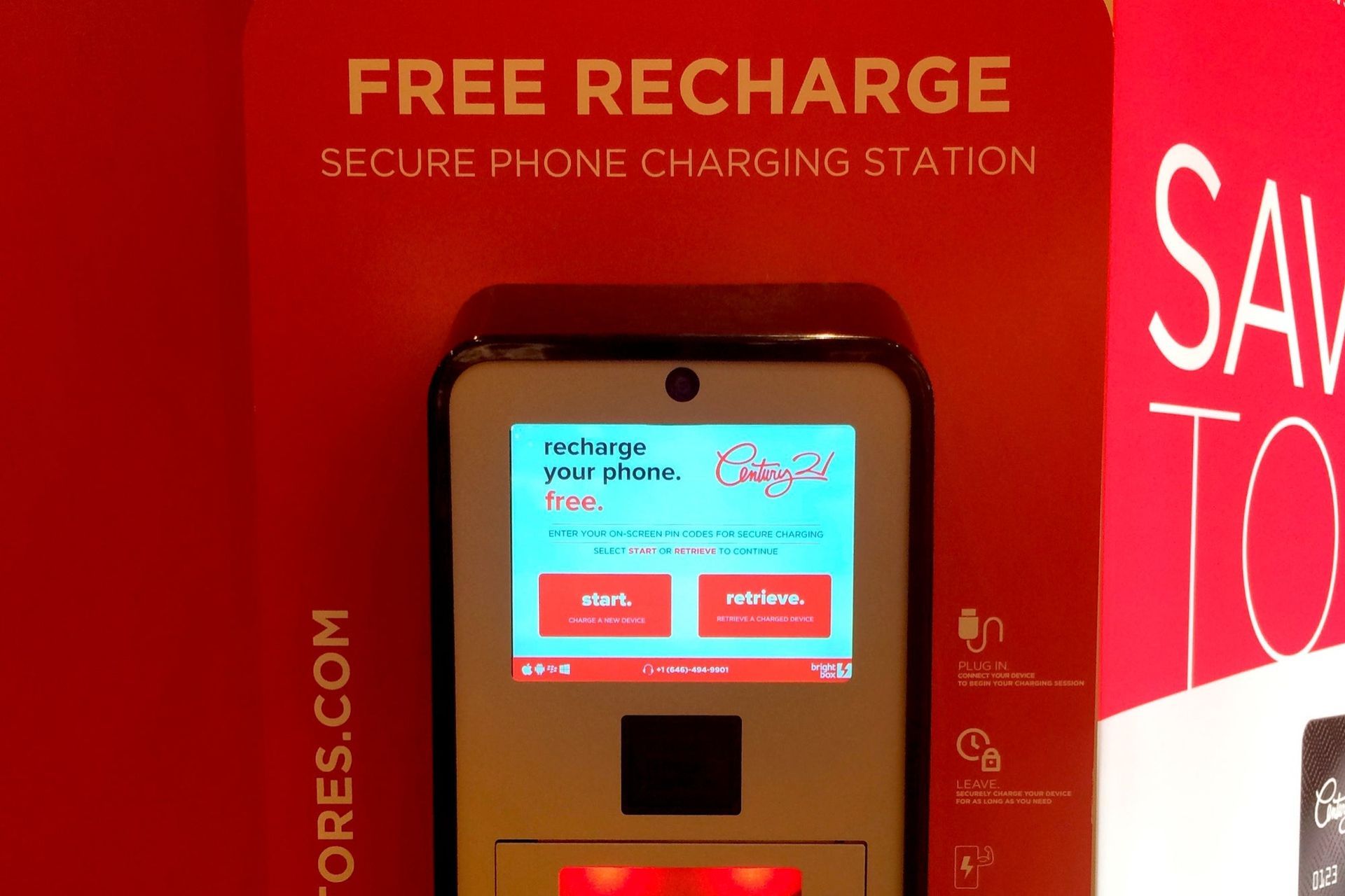public phone charging 