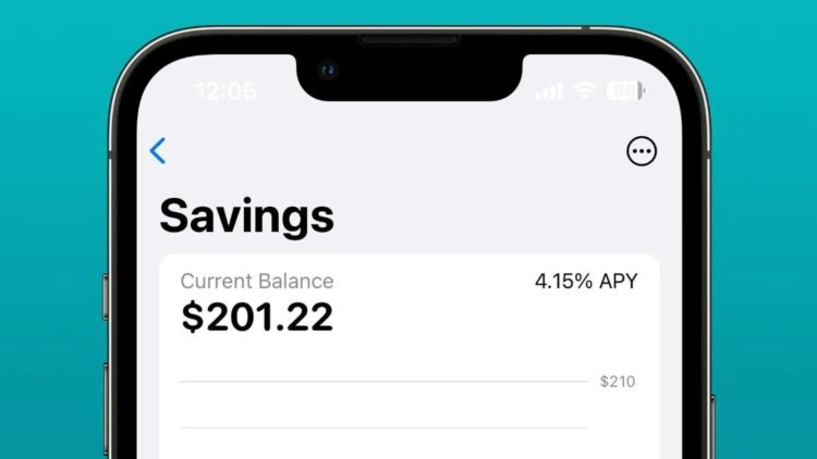 Apple Card Savings account not showing