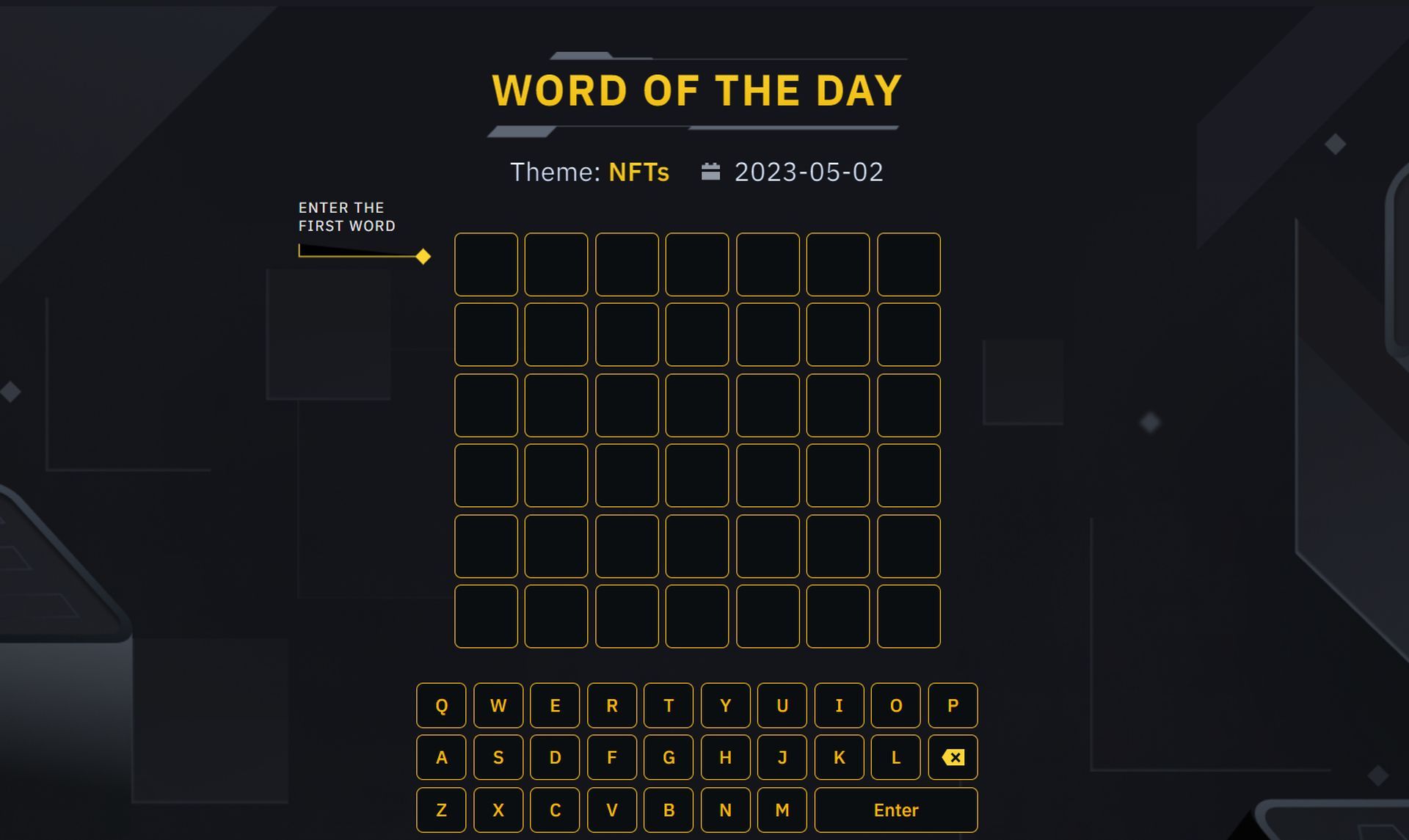 Binance Word Of the Day answers 