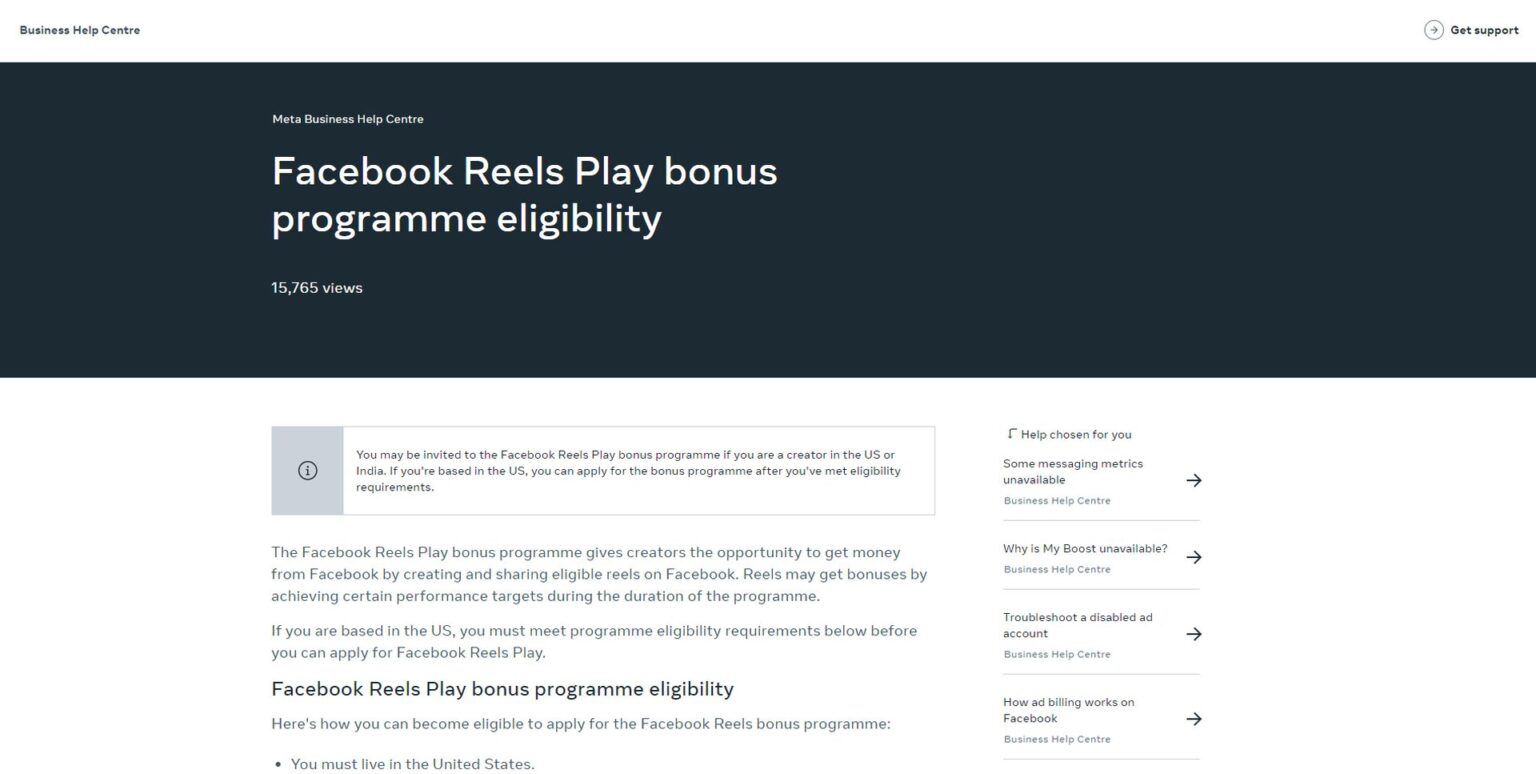 FB Reels eligibility and how to get started • TechBriefly