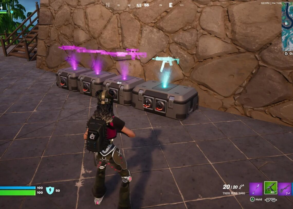 How to open a Fortnite Two Lock Chest?