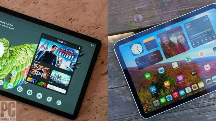Google Pixel Tablet vs iPad