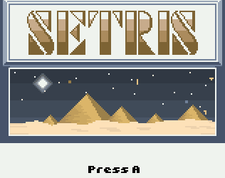 How to play Setris game: Tetris with sands