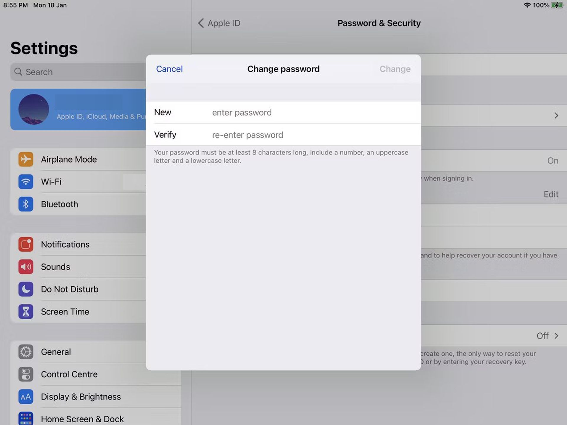 How to reset Apple ID password