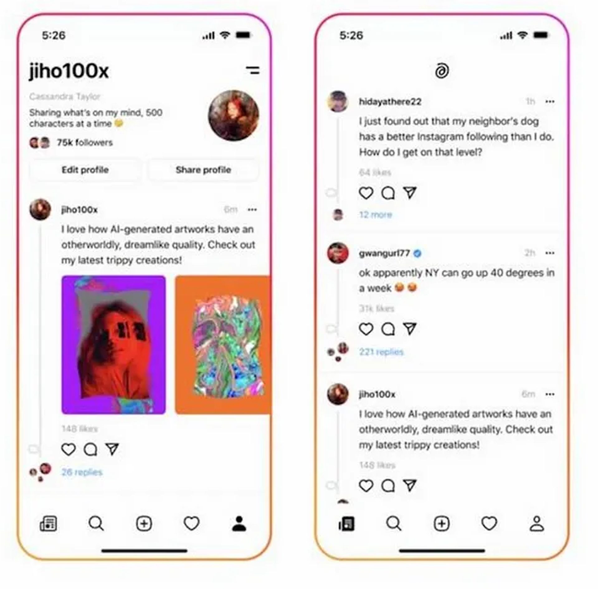Instagram's Twitter competitor leaked