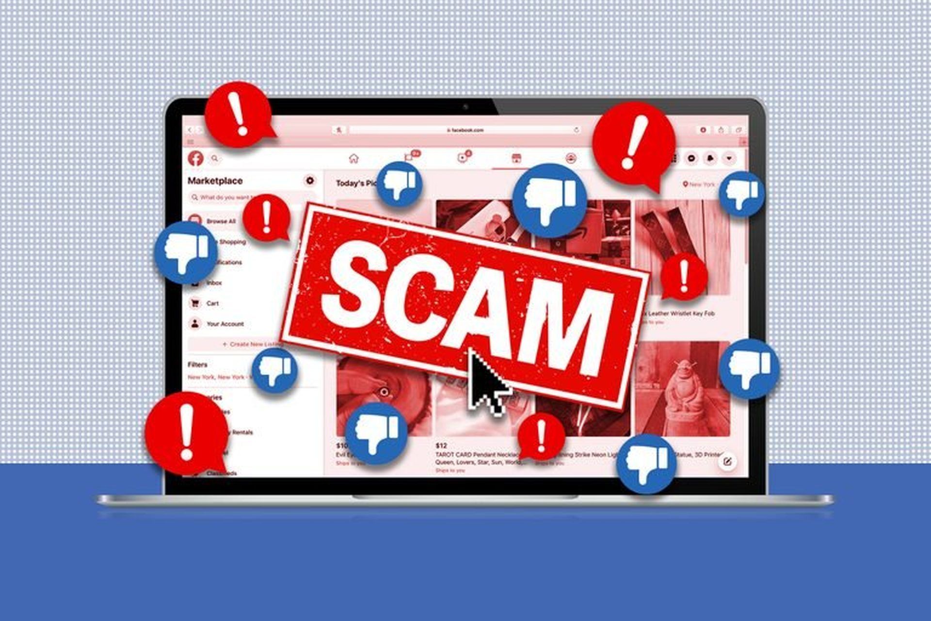 Popularne oszustwa Facebook Marketplace i jak ich uniknąć