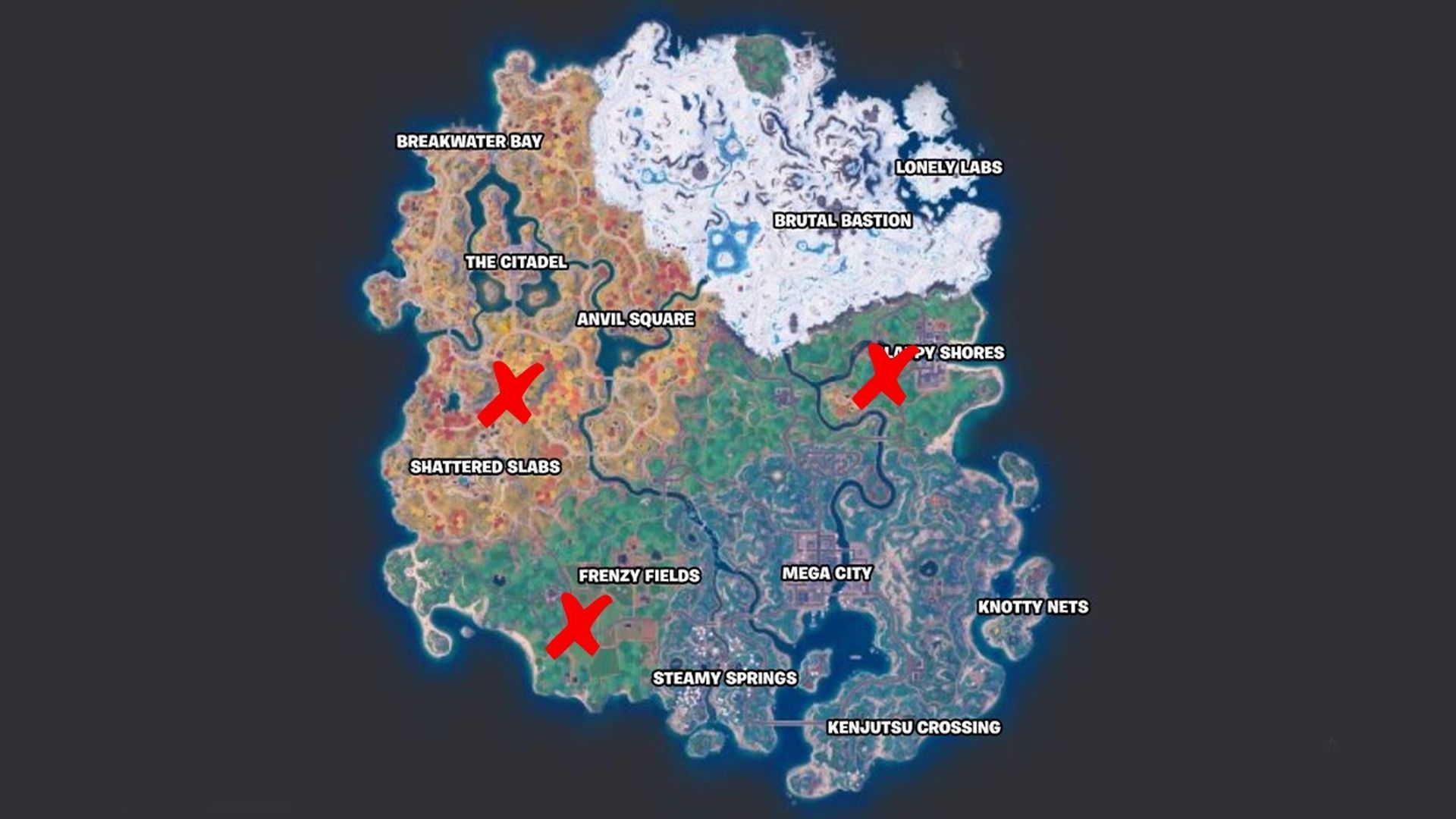 Fortnite Republic Chest locations 