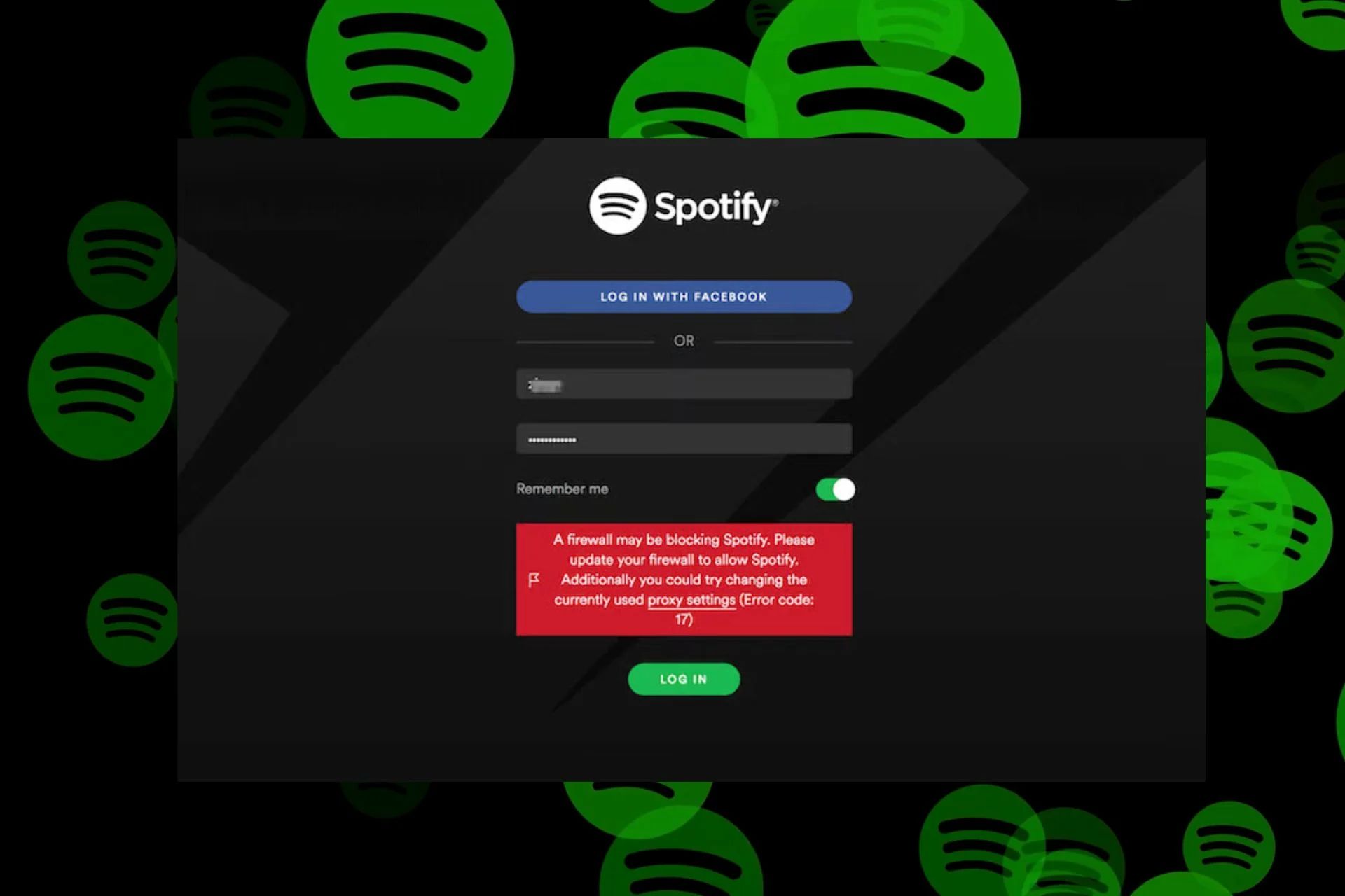 Spotify logged me out issue