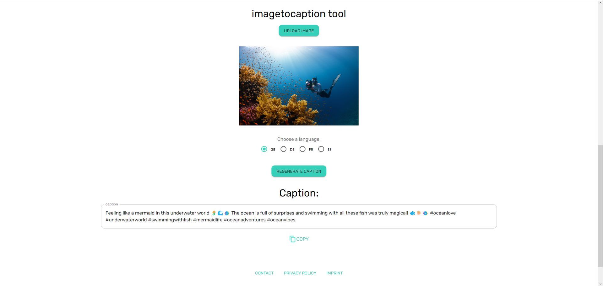 What is imagetocaption.ai and how to use it