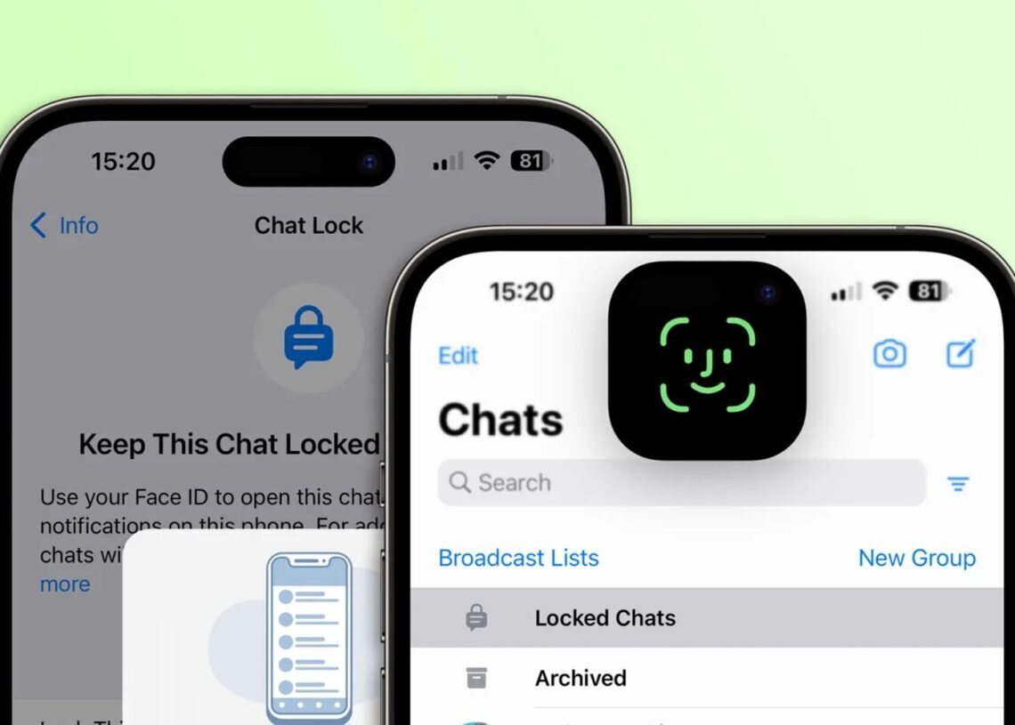 WhatsApp chat lock