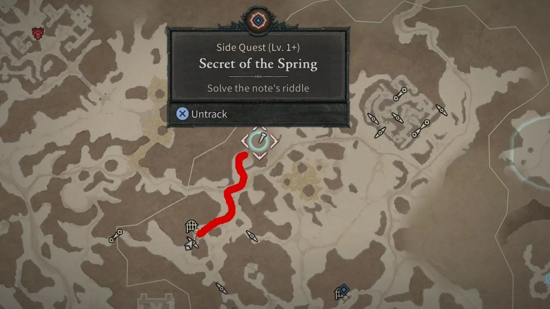 Diablo 4 Secret of the Spring quest