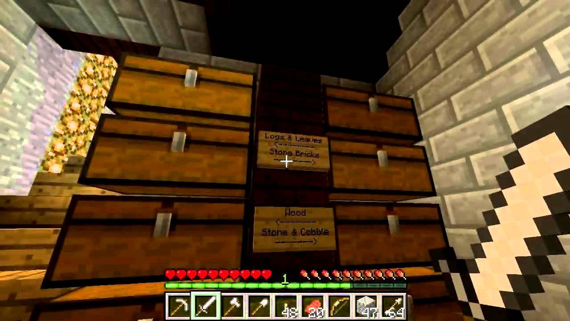 Minecraft storage room ideas