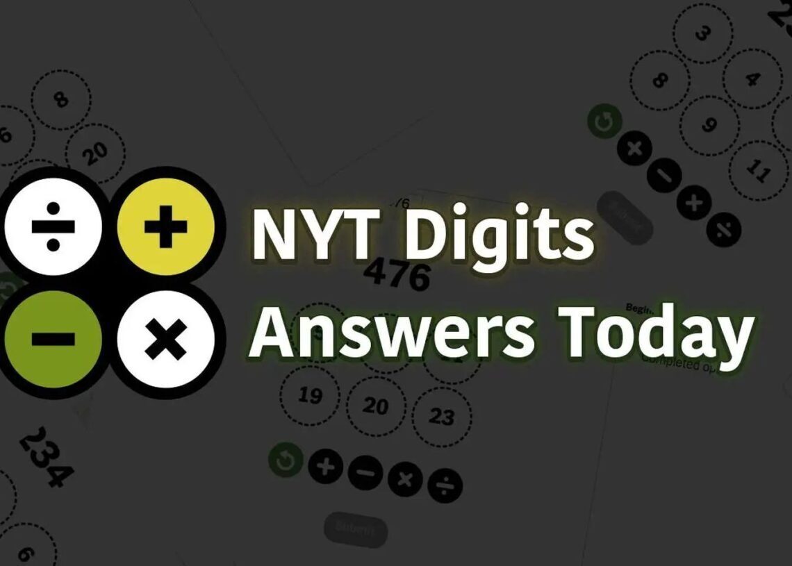 nyt digits game answers