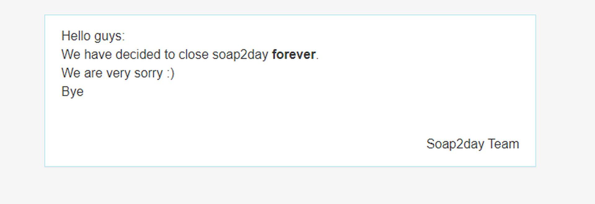 Soap2day closed and Soap2day alternatives