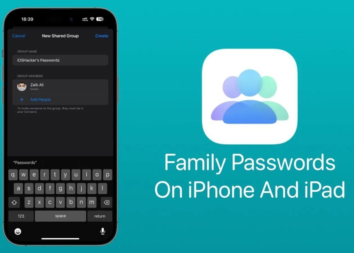 ios 17, family Passwords