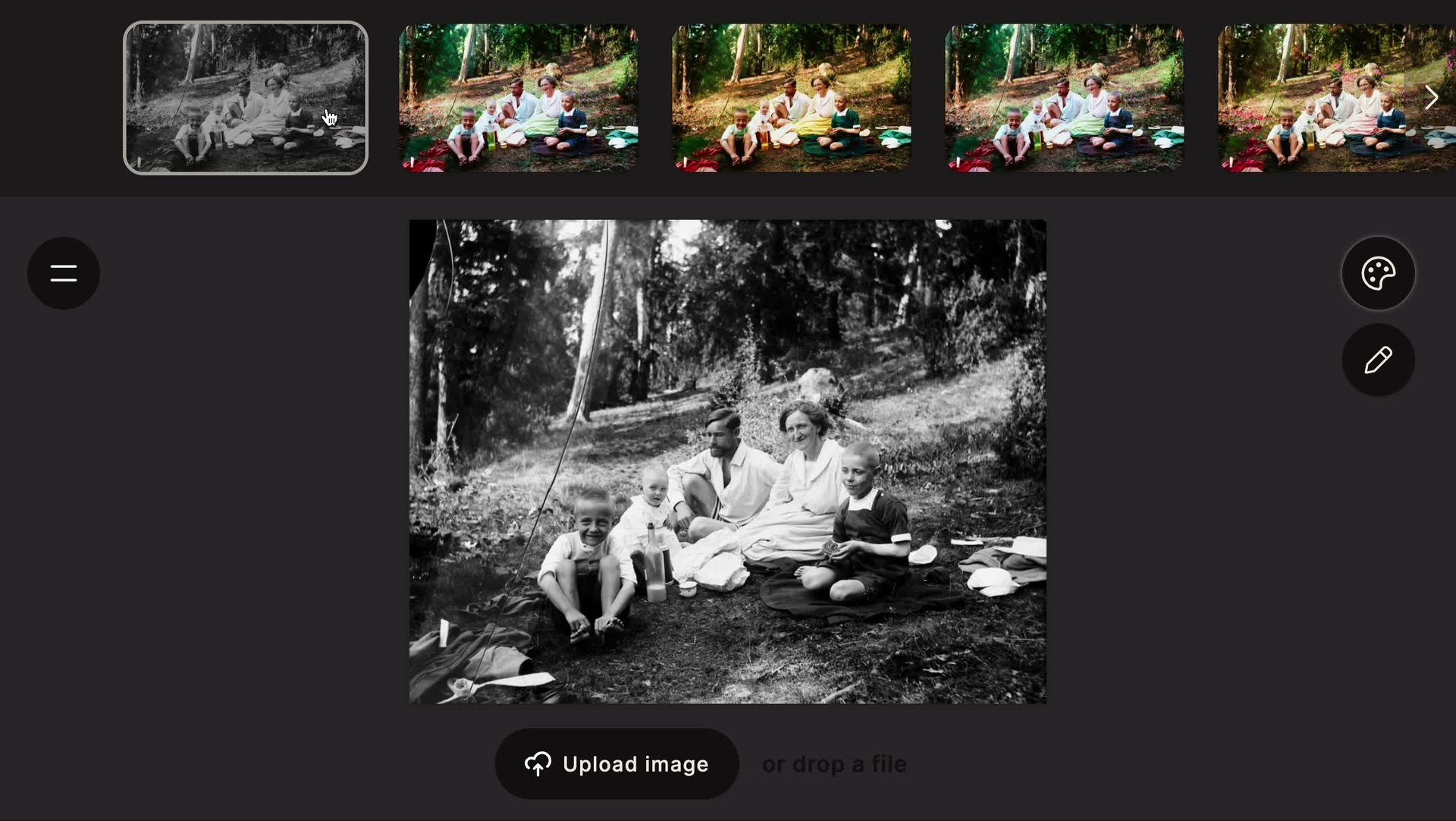 Palette.fm is a revolutionary AI tool that offers a remarkable solution for transforming black and white photos into vibrant color images.