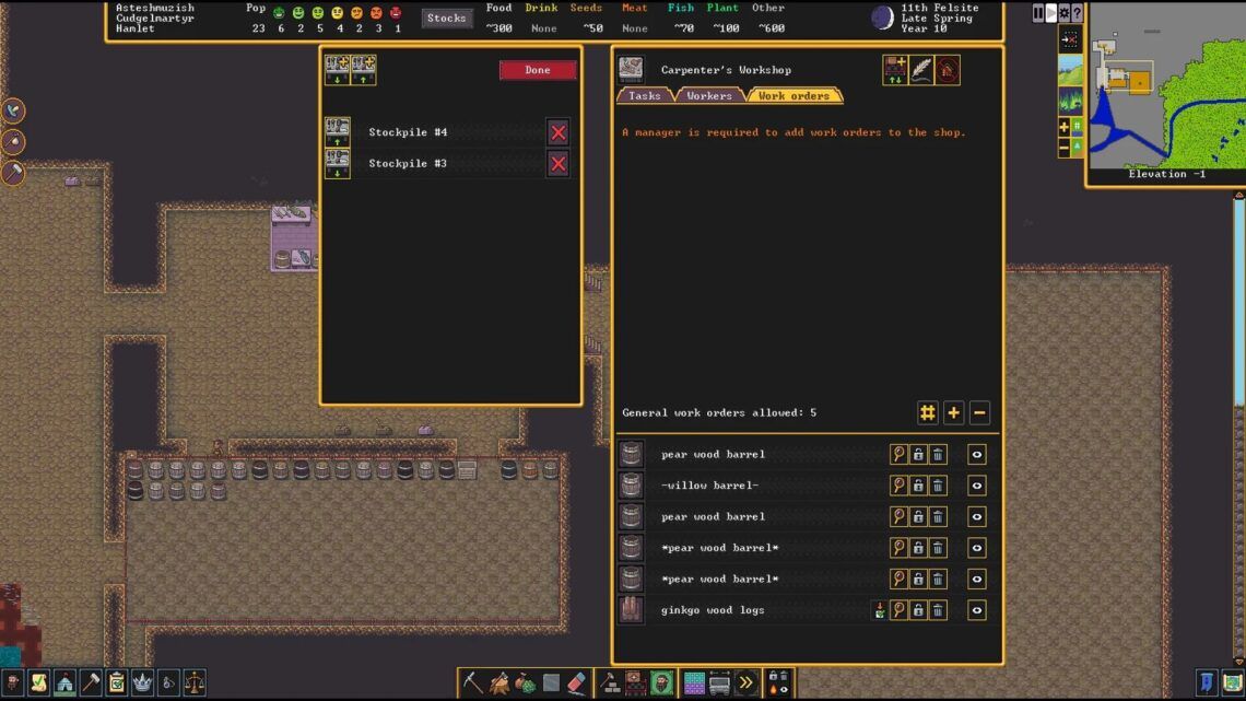 Dwarf Fortress storage How to optimize it? • TechBriefly