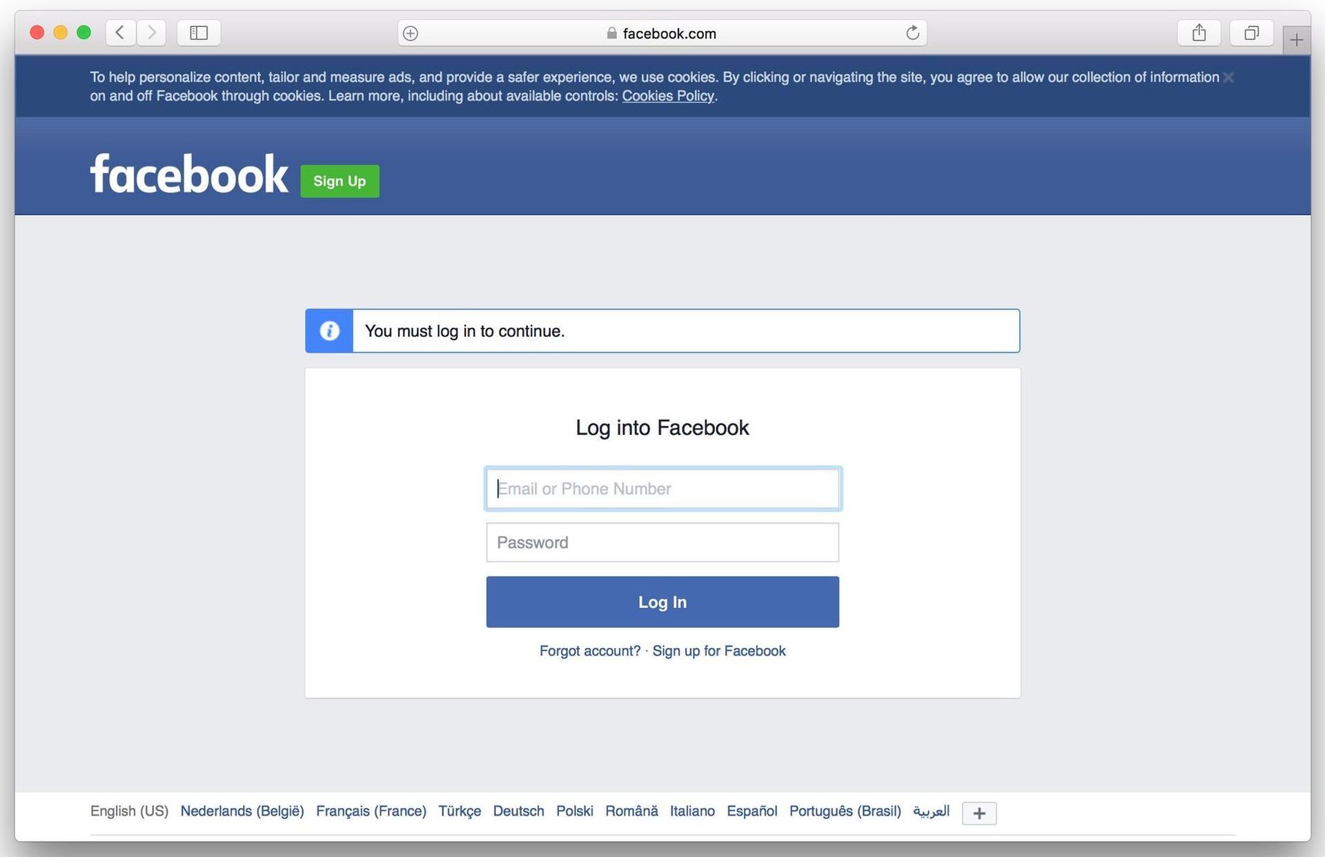 How to fix Facebook Protect not working